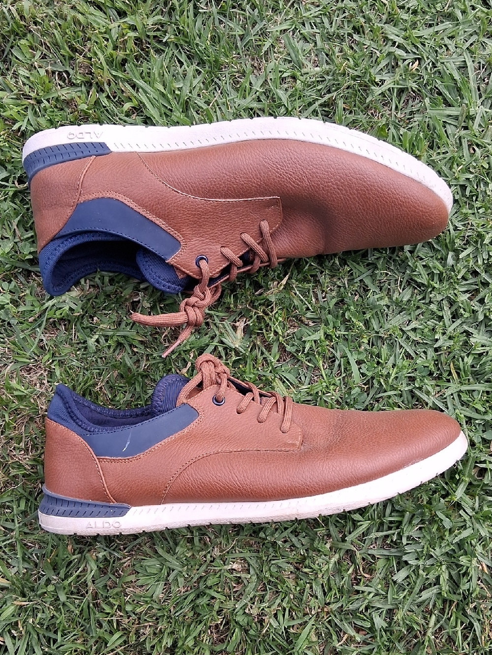 Aldo Men's Tan and Black Sneakers - Picture 5 of 13